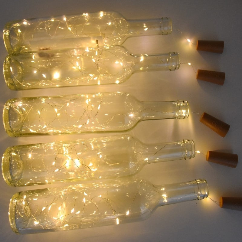 LED Bottle Lights With Cork