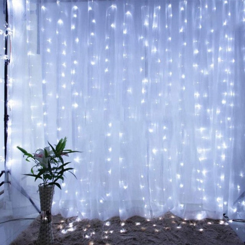Fairy String Curtain Garland Lights