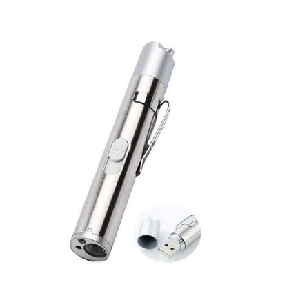 3 In1 USB Rechargeable LED Flashlight