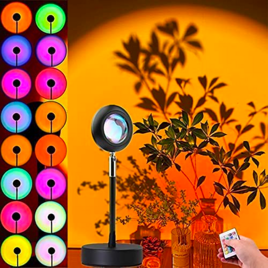 The Multi-Colored Sunset Projection Lamp