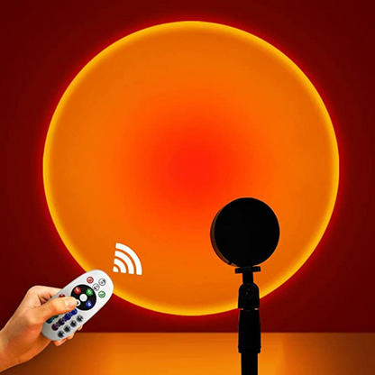 Adjustable Sunset Projection Lamp with 16 Colors