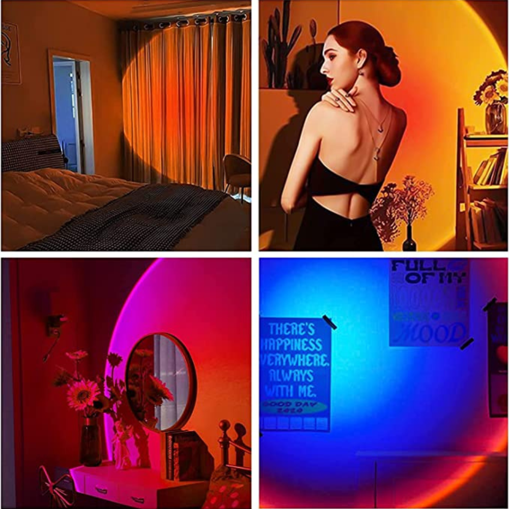 16 Colors Sunset Projection Lamp with Remote