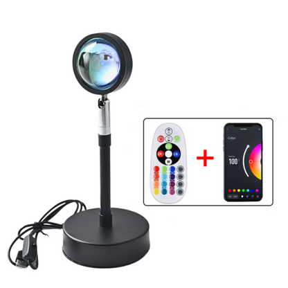 APP Remote 16 Colors Sunset Led Projector