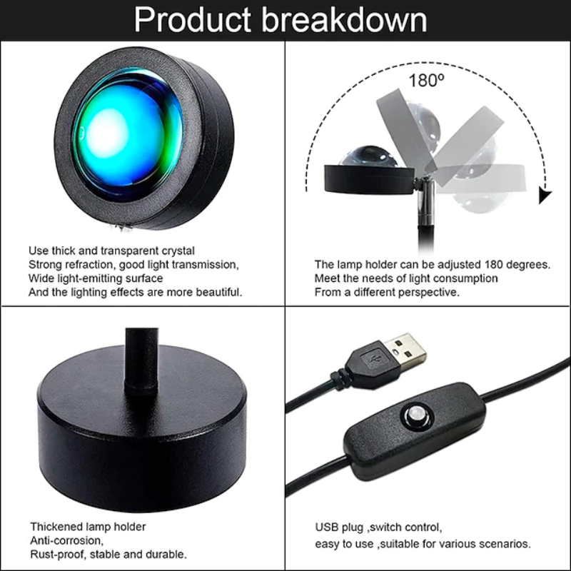 The USB Rainbow Projector