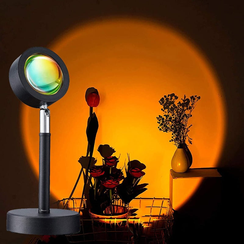 Remote Controlled 6 Color Sunset Projection Lamp
